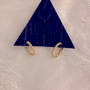 Gold Ball Earrings